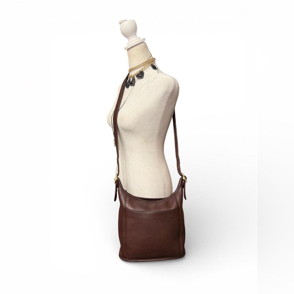 Vintage Coach Slim Duffle Medium 9816 Mahogany | 1999 USA - Picture 12 of 14